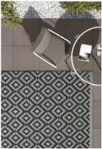 Genesis Grey Indoor Outdoor Rug - 120X170cm
