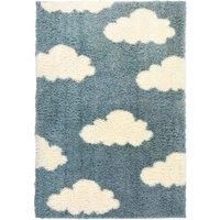 Snug Cloud Blue 100X150cm Rug, Blue