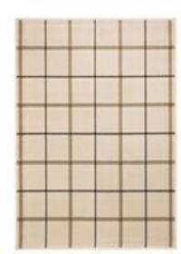 Maestro Check Natu 120 X 160cm Rug
