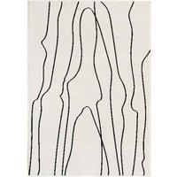 Maestro Linea Mono 120 X 160cm Rug, White