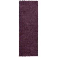 Snug Jazz Shaggy Plum 80X150cm Rug, Purple