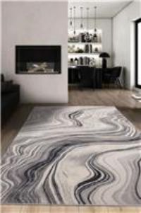 Very Home Dusk Wave Grey Rug