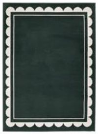 Homemaker Maestro Scallop Rug - 120x170cm - Green