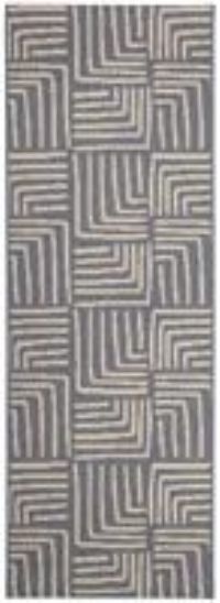 Homemaker Polypropylene Blue Rectangle Runner - 67 x 200cm