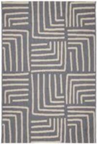 Homemaker Polypropylene Blue Rectangle Rug - 120 x 170cm