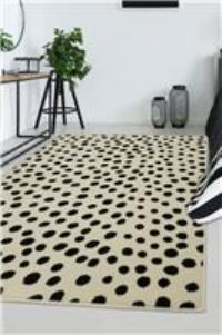 Homemaker Spot Monochrome Cut Pile Rug - 160x120cm