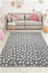 Homemaker Spot Grey Cut Pile Rug - 160x120cm