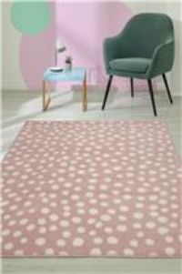 Homemaker Spot Pink Cut Pile Rug - 160x120cm