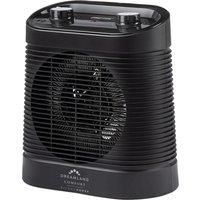 Dreamland 4036 Electric Heater Silent Power Comfort Portable Fan Heater Black