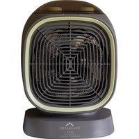 Dreamland 4037 Portable Fan Heater 4 Heating Modes 2100w Grey / Guacamole Green