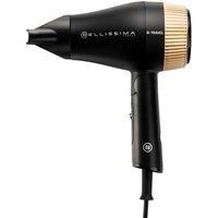 Bellissima B - Travel Hair Dryer with Folding Handle, 1400W Dual Voltage, Worldwide, Lightweight, Compact, 2 Heat Settings, Travel Case Included