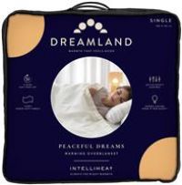 Dreamland Electric Overblanket, Dual Ivory. KING SIZE: 225 x 215 Cm Latest Model