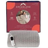 Dreamland Indulgent Days XL Heated Electric Throw – Velvet 3D Geometric Design with 6 Heat Settings, Fast 5-Minute Heat Up, Auto Shut-Off Timer, Machine Washable & Tumble Dryer Safe – 140 x 180 cm