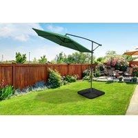 3M Overhanging Cantilever Banana Parasol Umbrella - Beige, Black, Or Grey