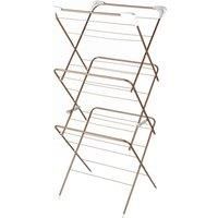 Beldray LA072498 Elegant Clothes Airer, 15 Metre Drying Space, Grey or Rose Gold