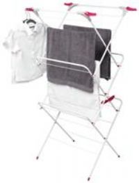 Kleeneze 3 Tier Clothes Airer Elegant Folding Strong Drying Rack 15M Dryer Space