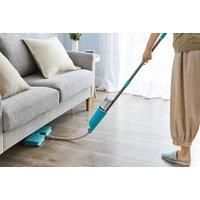 Beldray LA067050UFEU Classic Mop with Built-in Spray Function and Refill Head | 300 ml |Treated with Anti-Bac Protection | Removes Dust and Dirt with Ease, Aluminium
