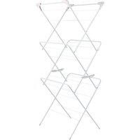 Russell Hobbs LA083357PINKEU7 3-Tier Clothes Airer 15 m Drying Space Pink/Grey