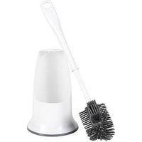Beldray Toilet Brush & Holder Antibac Silicone Non-Scratch Bristles Easy Grip