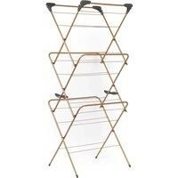 Beldray LA089397GRYU7 150 Years Copper Edition Three Tier Elegant Clothes Airer Rack, Up to 15 Metre Drying Space, Foldable and Compact, 15kg Maximum Load