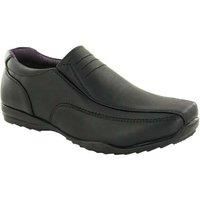 Boy'S Slip On Shoes School Shoes - Black