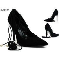 LADIES STILETTO HEEL SANDALS WOMENS SLIP ON FORMAL WEDDING PARTY SHOES SIZES 3-7