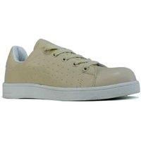 LADIES Womens Flat Lace up COMFORT PUMP CANVAS RUNNING OUTDOOR Trainer SIZES 3-7