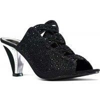 Womens Open Toe Heel Sandals - Black