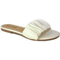 Womens Summer Flat Open Toe Sandals - Camel