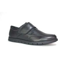 Mens Slip On Casual Easy Fasten Shoe - Black