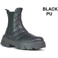 Women'S Slip On Chelsea Ankle Boot - Black