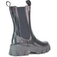 Women'S Side Zipper Chelsea Ankle Boot - Black