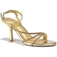 Ladies Kitten Heel Open Sandals Womens Casual Slip On Summer Wedding UK Size 3-8
