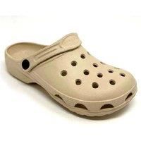 Mens Lightweight Slip On Clogs - Black