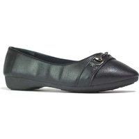 Women Slip On Lightweight Ballerina - Black