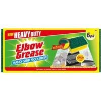 Elbow Grease Hand Grip Scourer Washing Up Sponge Removes Kitchen Tough Stain