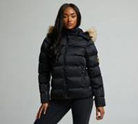 Zavetti Canada Womens Virna Slimline Puffer Jacket - Black - Size XS