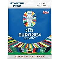Topps UEFA Euro 2024 Germany Official Stickers Starter Collection Album Pack