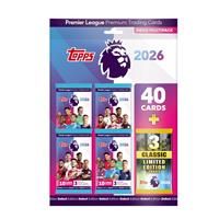 Topps Premier League 2026 Trading Cards Mega Multipack: 40 cards + 3 Ltd Edition