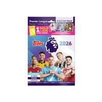 Topps Premier League 2025/26 Starter Pack | Includes 10 New Trading Cards, Binder, Checklist + 1 Gold Lion Card
