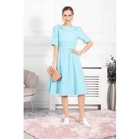 Anica Fold Neck Dress