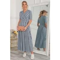 Genesis Wrap Front Maxi Dress