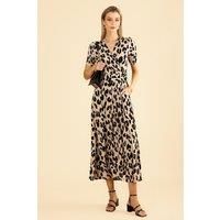 Kiera Wrap Front Maxi Dress