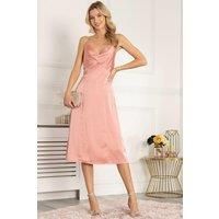 Reene Cowl Neck Midi Dress