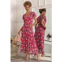 Piper Dip Hem Mesh Maxi Dress