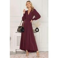 Rashelle Jersey Long Sleeve Maxi Dress