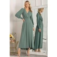 Rashelle Jersey Long Sleeve Maxi Dress