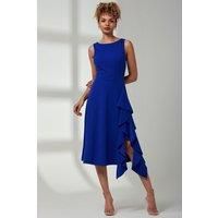 Haylen Frill Detail Midi Dress