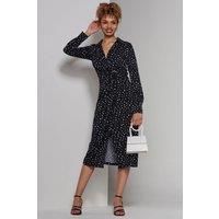 Becca Long Sleeve Jersey Shirt Dress