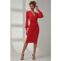 Kinslee Long Sleeve Pegged Dress